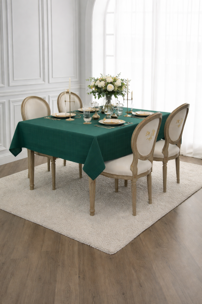 Кухненска покривка Зелена елегантност 