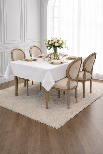 Кухненска покривка Радкош в бяло