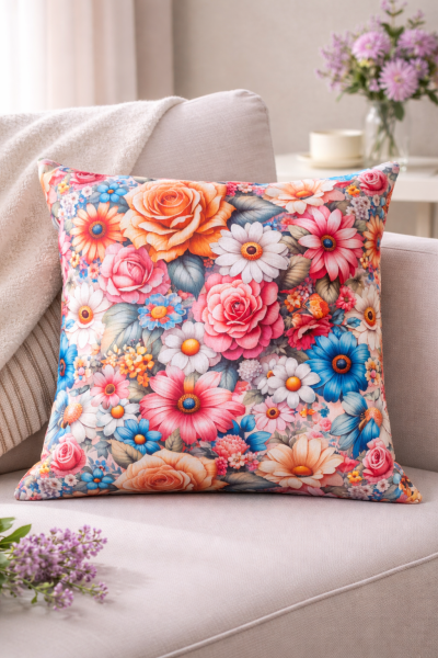 Декоративна Калъфка за Възглавница 45х45см - Пролет