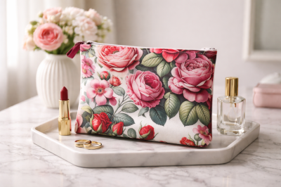 Козметичен несесер „Кадифени рози“ – елегантност в детайла