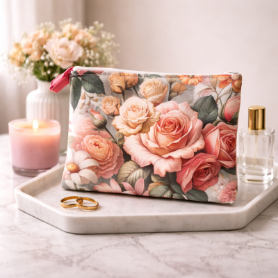 Козметичен несесер „Розова градина“ – елегантност в детайла