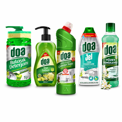 DOA 5-в-1 почистващ комплект – дълбока хигиена и дълготрайна свежест