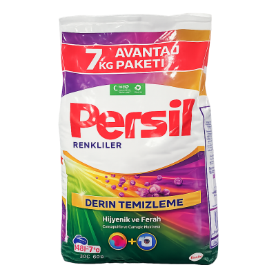 Persil Color Deep Clean Прах за Пране 7 кг – За Цветни Дрехи и Дълбока Чистота