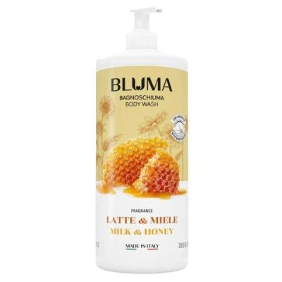 Душ гел BLUMA Milk & Honey 1000 мДушл – Кадифена мекота с аромат на мляко и мед