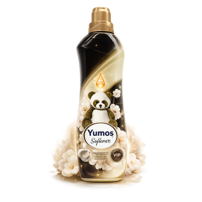 Yumos Омекотител 1л – Amber (Кехлибар) | Луксозен парфюмен аромат и дълготрайна свежест