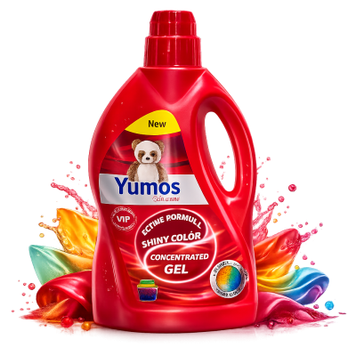 Yumoş Expert Shiny Color – Концентриран гел за пране на цветни дрехи 3л | До 60 изпирания