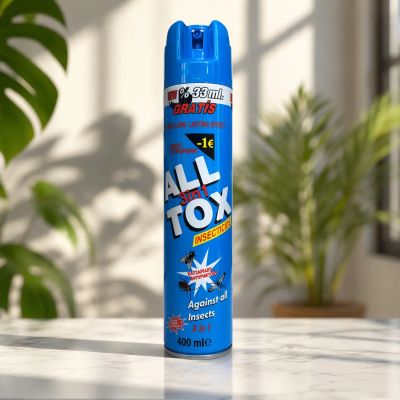 ALL TOX 3в1 Мухозол - Спрей против мухи, комари, хлебарки - За мощна защита 400 мл