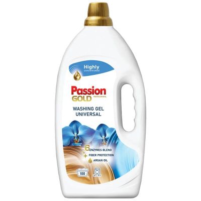 Универсален гел за пране Passion Gold Universal Professional с арганово масло (4 л / 100 пранета)