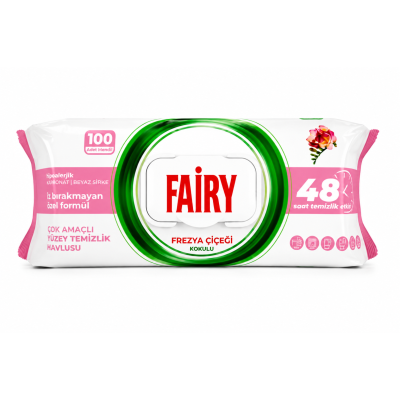 Универсални Почистващи Мокри Кърпи Fairy Фрезия(100 бр.)
