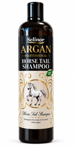 Професионален шампоан за коса Selinor Argan Horse Tail Shampoo
