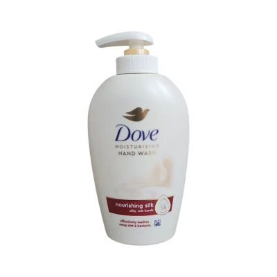 Хидратиращ течен крем-сапун за ръце Dove Nourishing Silk – 250 мл (с помпа)