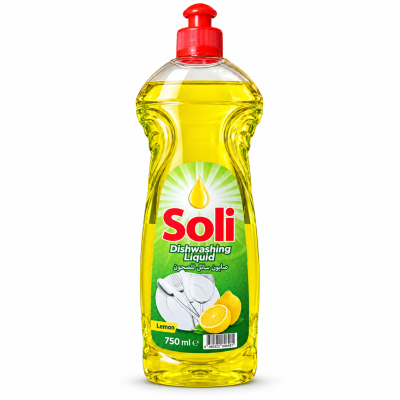 Препарат за съдове Soli Lemon (750 мл): Мощна грижа и искряща чистота
