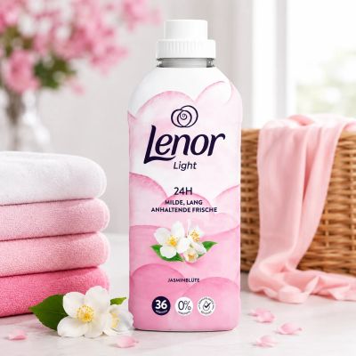 Омекотител Lenor Light Jasminblüte (36 пранета): Нежна грижа с деликатен аромат на жасмин