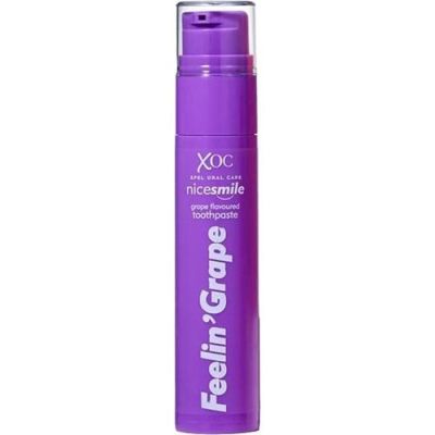Премиум паста за зъби в диспенсър XOC Nicesmile Feelin' Grape с аромат на Грозде (60 g)